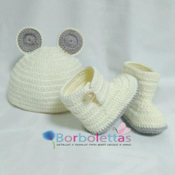Conjunto Merino con Gorro...