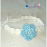 Diadema Blanca-Azul