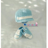 Conjunto de Gorrita y Zapatillas Deportivas Azul Celeste