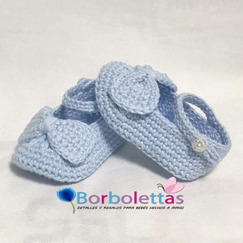 Merceditas de Pulsera Celeste con Lacito