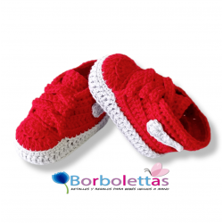 Deportivas para Bebé Estilo Runner Rojas
