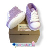 Patucos para Bebé Estilo Deportivo Lila