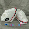 Patucos estilo Converse blanco