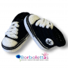 Patucos Estilo Deportivas Negras