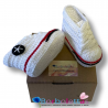 Patucos para Bebé Estilo Deportivo Blancas