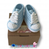 Patucos Estilo Deportivo Azul Celeste