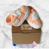 Patucos para Bebé Estilo Runner Salmón