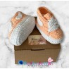 Patucos para Bebé Estilo Runner Salmón