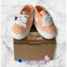 Patucos para Bebé Estilo Runner Salmón