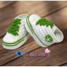 Patucos para Bebé Estilo Deportivo Blanco Kiwi