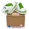 Patucos para Bebé Estilo Deportivo Blanco Kiwi