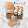 Set de Regalo Tres Piezas Salmón y Acero
