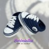 Patucos para Bebé Estilo Deportivo Azul Vaquero